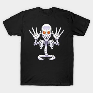Bad To The Bone Ghost Skeleton T-Shirt